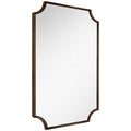 Turner Hastings Claremont Framed Bathroom Mirror 800mm x 500mm - English Bronze Finish - CL403MR-EB