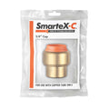 Smartex Copper Cap - 20mm - Lead Free Brass - Push-Fit - WaterMark Certified - SuperSaverAU - view 2