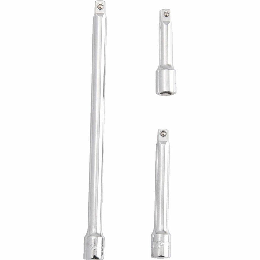 Kincrome 3 Piece Extension Bar Set 1/4 Drive Cr-V Steel Durable - SuperSaverAU - view 1