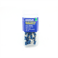 Narva Blue Flared Vinyl Insulated Spade Terminal 4mm / 4.3mm (5/32") - 20 Pack