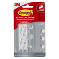 Command Clear Adhesive Round Cord Clips - 4 Pack, Cable Management