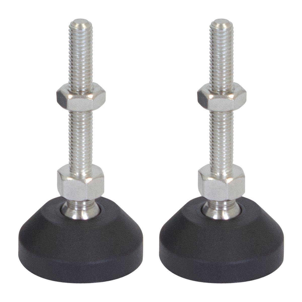 Richmond Ball Jointed Levelling Foot 40mm Zinc Plated 2 Pack - SuperSaverAU - view 1