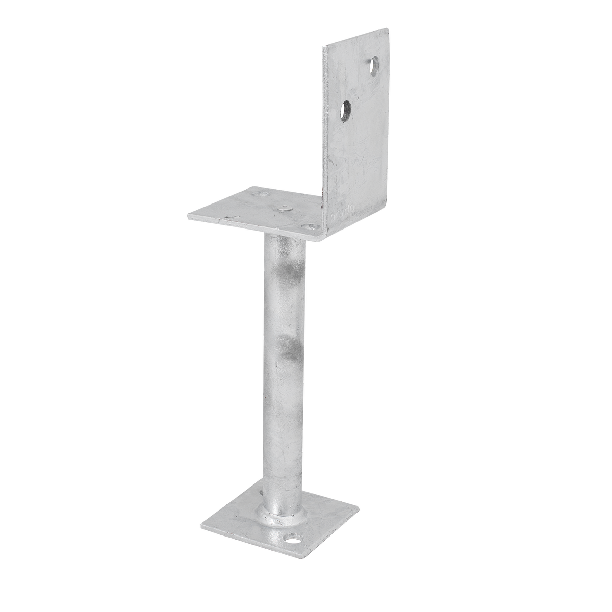 Pryda Half Stirrup Post Anchor 200mm M10 - Galvanised Steel - Durable Termite Protection - SuperSaverAU - view 2