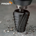 Frost 3 Piece HSS Step Drill Set - 143mm - High-Speed Steel - Orange - Precision Drilling - SuperSaverAU - view 3