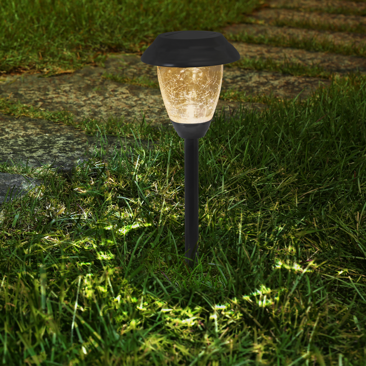 Click Venus Solar LED Pathway Light - 120mm - Stainless Steel - Outdoor Use - SuperSaverAU - view 2
