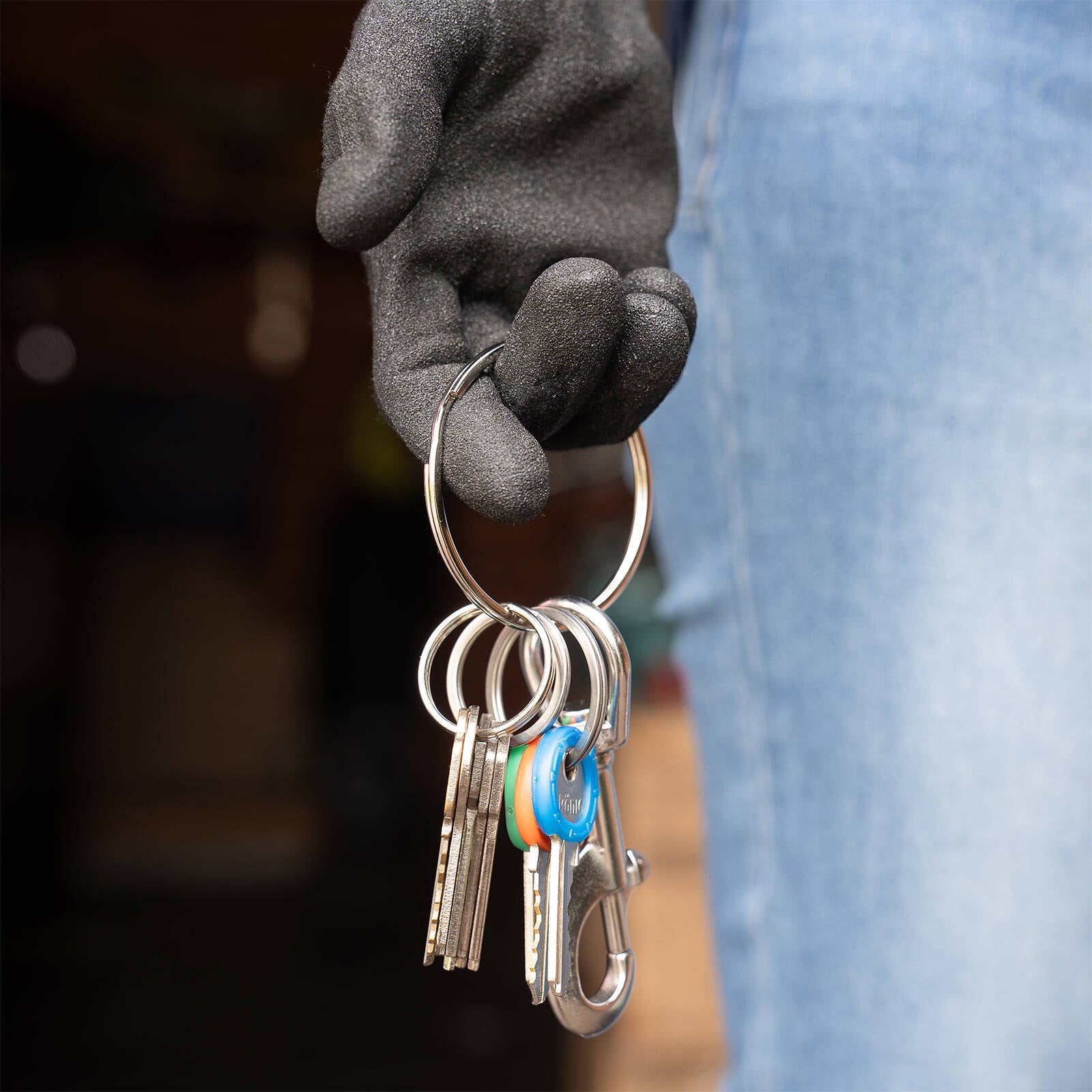 Taskmaster 35mm 304 Grade Stainless Steel Key Ring 5 Pack