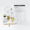 Shaw Mason White Basin Set - 290mm x 70mm x 195mm - Durable Brass Construction - SuperSaverAU - view 2