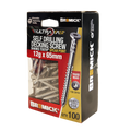 Bremick Ultrafast Stainless Steel 316 T25 Truss Head Screws 100 Pack - 12g x 65mm - Quick Installation - SuperSaverAU - view 1