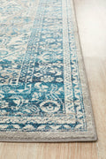 Rug Culture Babylon Medium Rug 230x160cm - Blue Polypropylene, Jute Weft Backing - BLN207BLUE230X160