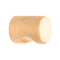 Lane 20mm Brass Knurled Post - Decorative Hardware - Matte Brass - SuperSaverAU - view 1