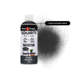 White Knight Squirts Black Flat Spray Paint 310g Solvent Based Durable - SuperSaverAU - view 3