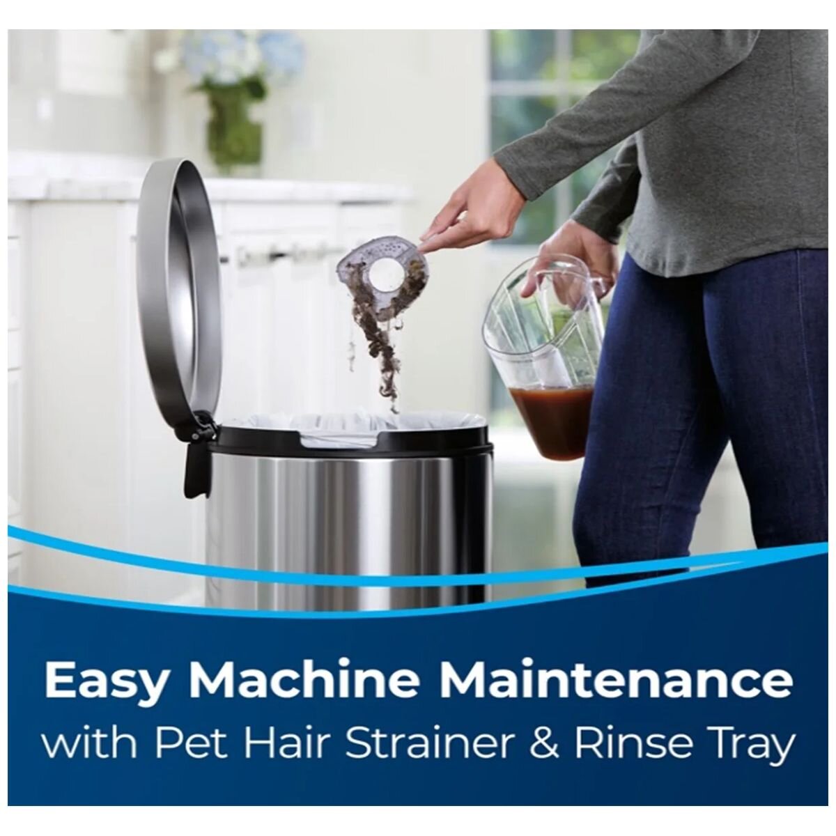 Bissell Crosswave Pet Hard Floor Cleaner - Vacuums and Washes at Once - Two-Tank System - 2225F