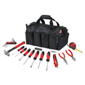 Trojan 35 Piece Tool Kit with Storage Bag, Claw Hammer, Pliers, Screwdriver Bits and Utility Knife