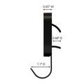 3M Black Claw Wall Hook - 7kg - 33mm x 83mm - Easy Installation - SuperSaverAU - view 4