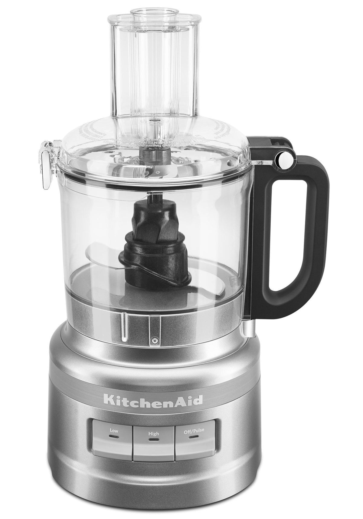 KitchenAid 7 cup food processor - 250W, 3 speeds, LED controls, Contour silver - 5KFP0719ACU