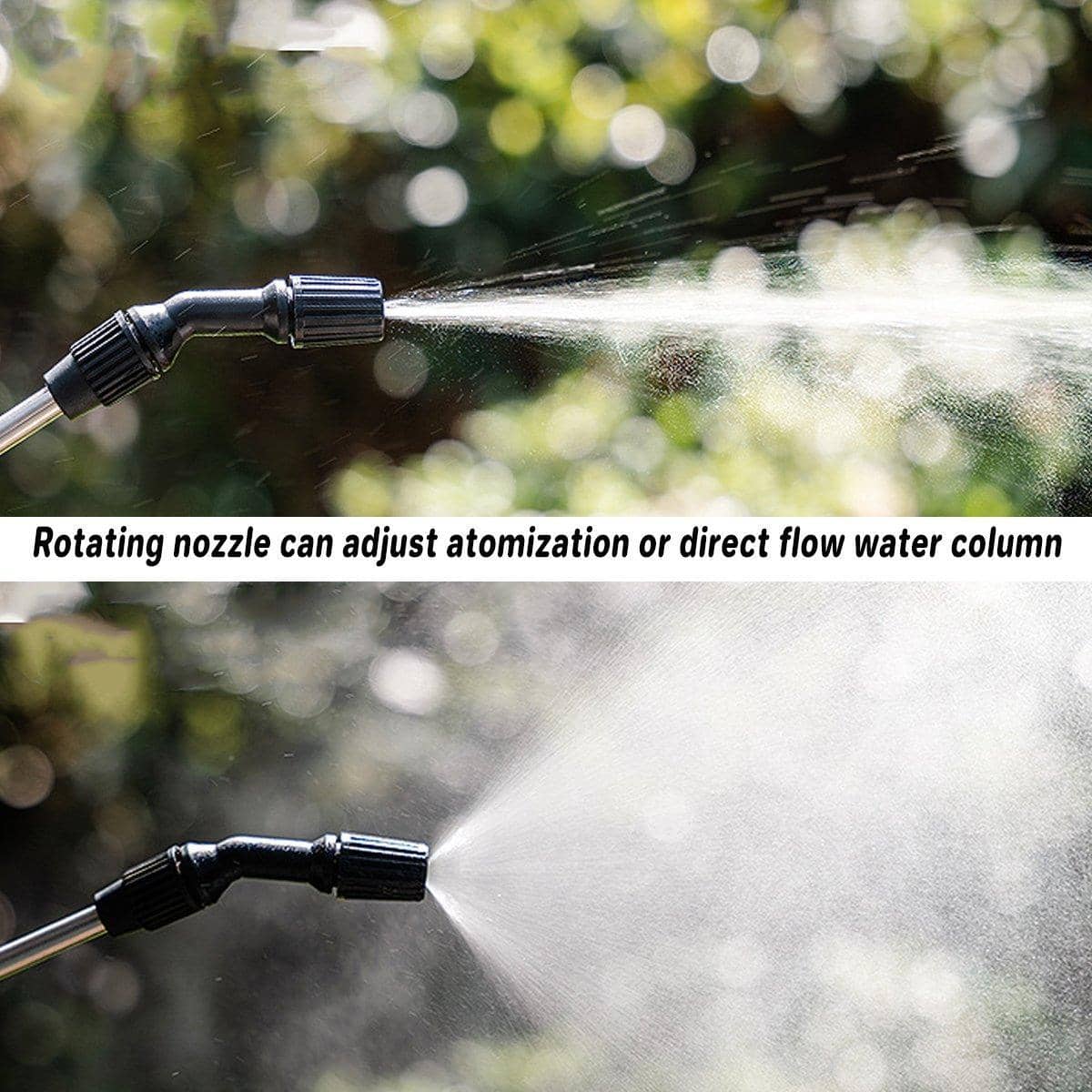 5L Portable Garden Pressure Sprayer with Shoulder Strap and Adjustable Nozzle - view 5