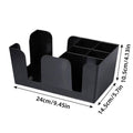6-Compartment Bar Caddy Organiser for Napkins, Straws and Cups - view 3