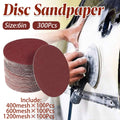 6 Inch (15 cm) Sanding Discs for Wood, Metal and Plastic, Pack of 300