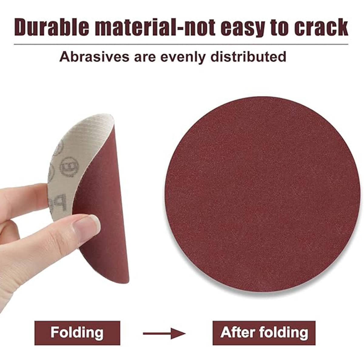 6 Inch (15 cm) Sanding Discs for Wood, Metal and Plastic, Pack of 300 - view 4