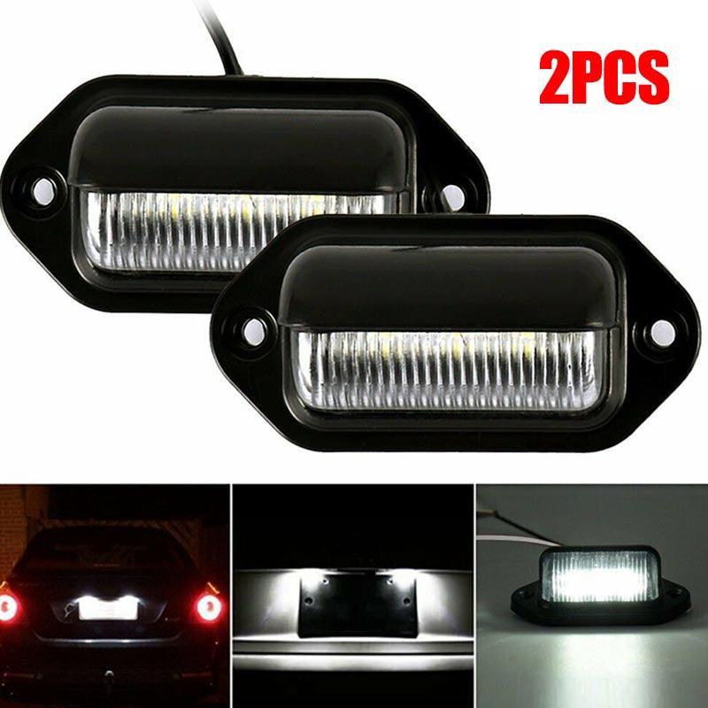 6 LED Number Plate Lights for Trucks, Trailers and Caravans, Pack of 2 - view 4
