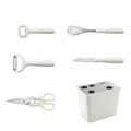 6 Piece Stainless Steel Kitchen Tool Set with Holder for Home Cooking - view 2