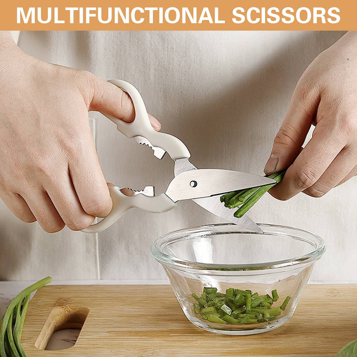 6 Piece Stainless Steel Kitchen Tool Set with Holder for Home Cooking - view 4