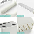 6 Piece Stainless Steel Kitchen Tool Set with Holder for Home Cooking - view 5
