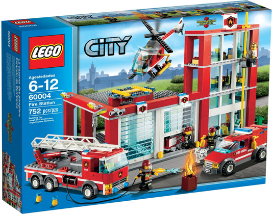 LEGO 60004 City Fire Station- Auzzi Store