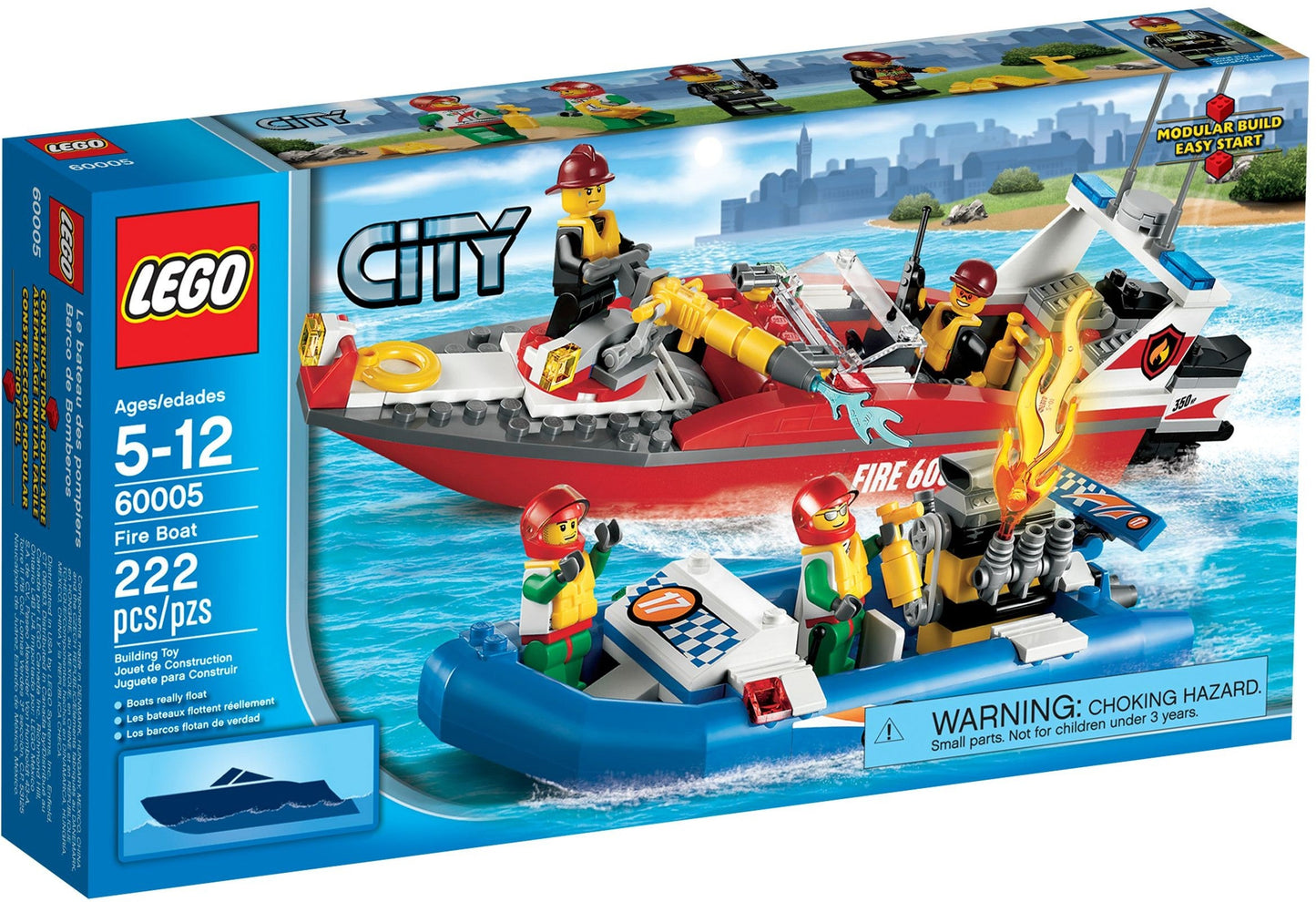LEGO 60005 City Fire Boat- Auzzi Store