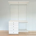 Elfa Decor+ White Storage - E-Poxy Bonded Steel - 10 Year Warranty - Flat-Pack - 12083
