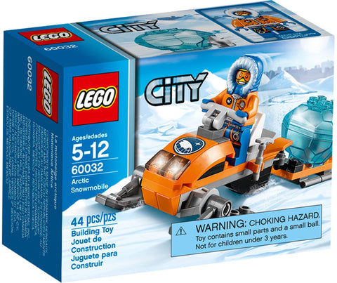 LEGO 60032 Arctic Snowmobile with Sled & Explorer Minifigure - SuperSaverAU - view 1