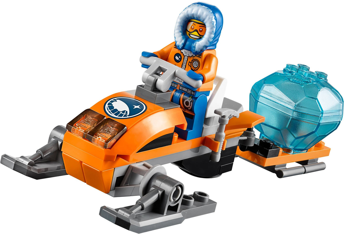 LEGO 60032 Arctic Snowmobile with Sled & Explorer Minifigure