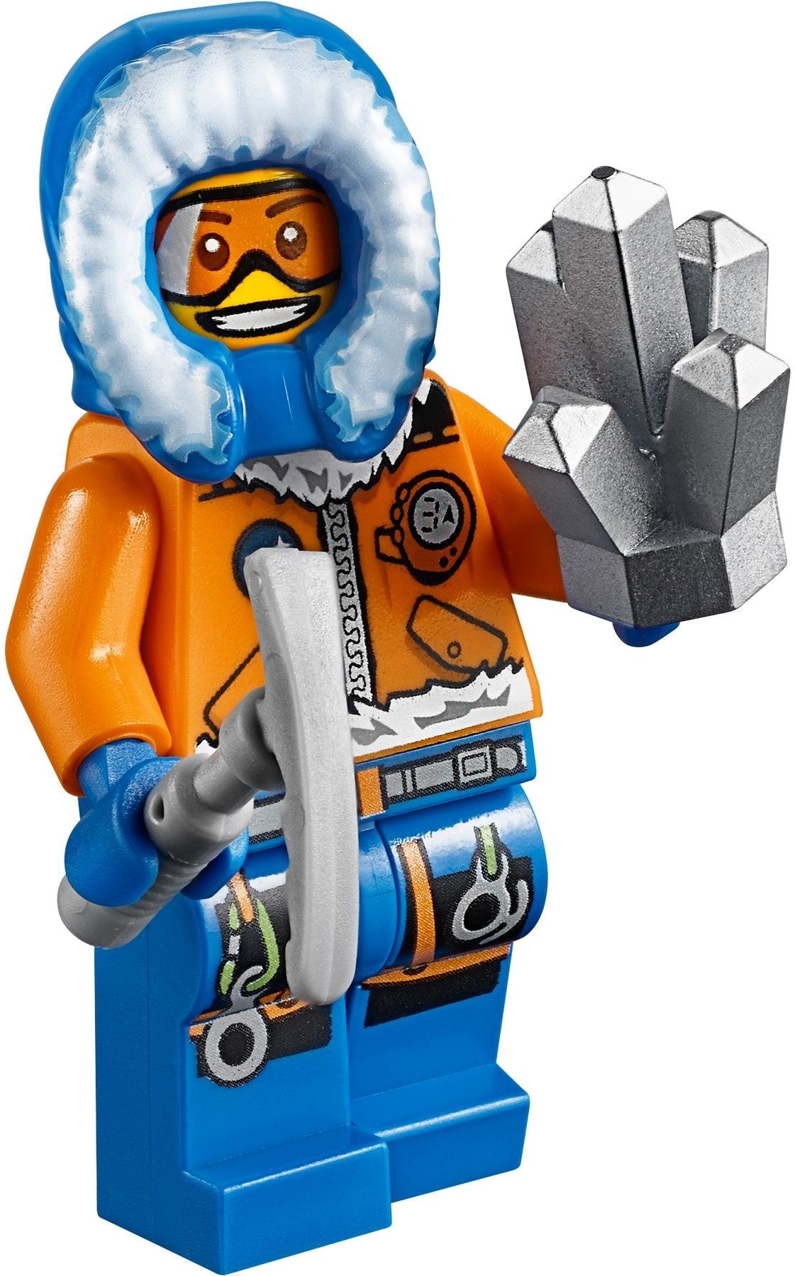 LEGO 60032 Arctic Snowmobile with Sled & Explorer Minifigure - SuperSaverAU - view 4