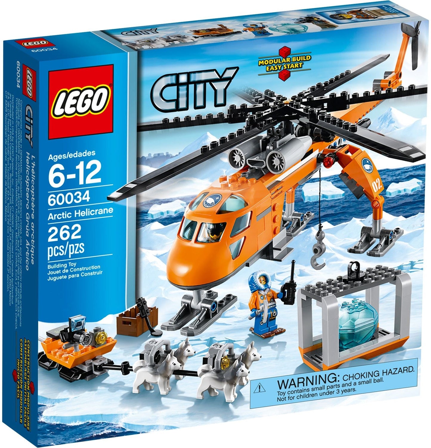 LEGO City 60034 Arctic Helicrane- Auzzi Store