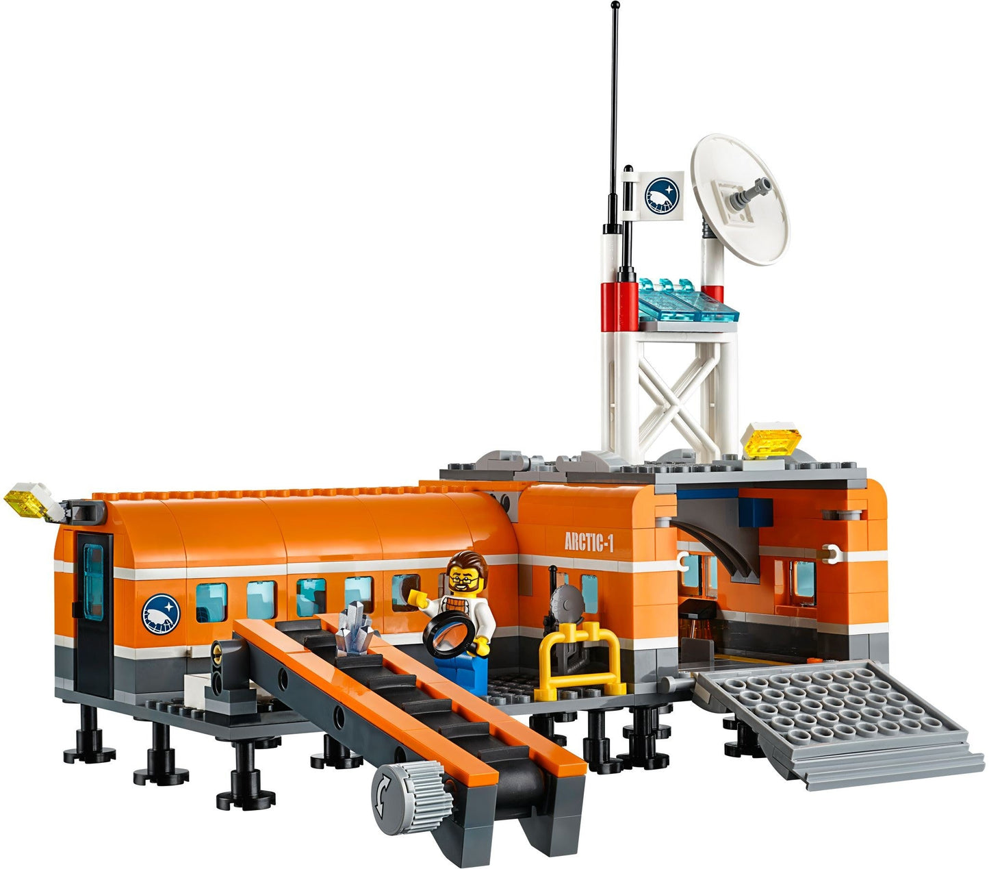 LEGO 60036 Arctic Base Camp - Exploration Vehicle, Helicopter & Huskies