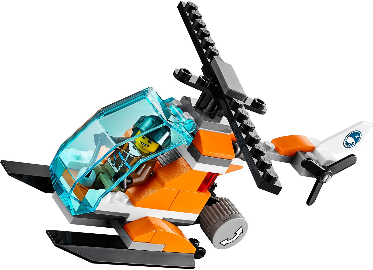 LEGO 60036 Arctic Base Camp - Exploration Vehicle, Helicopter & Huskies