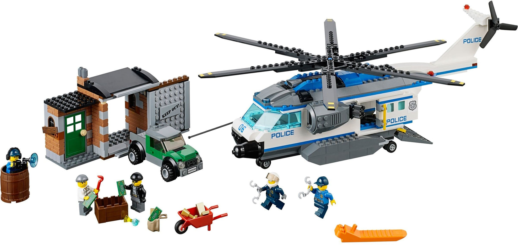 LEGO 60046 Police Helicopter Chase - SuperSaverAU - view 6