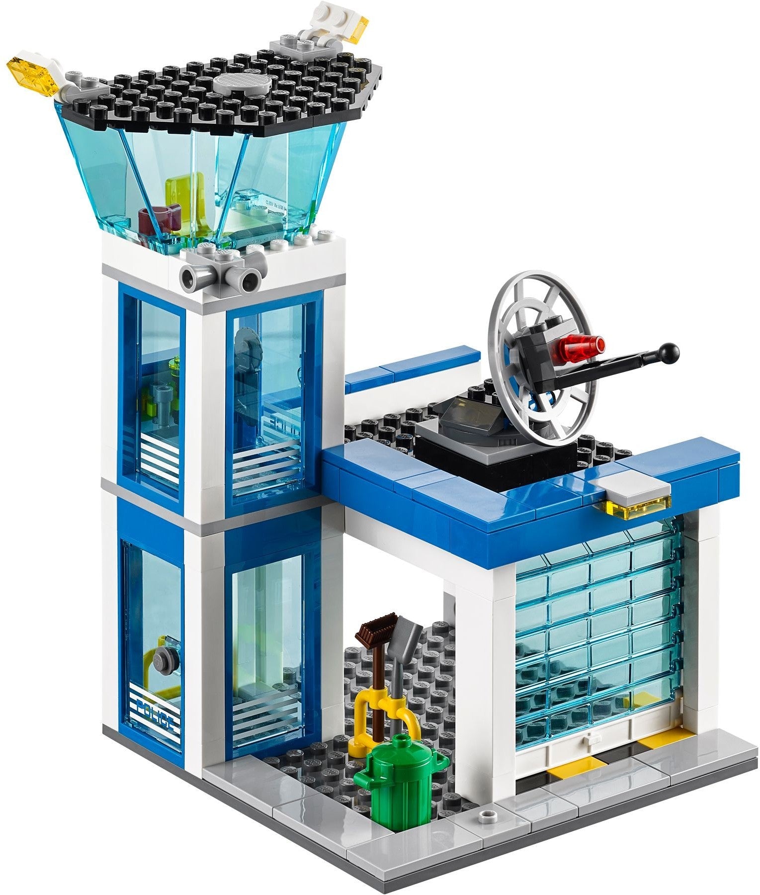 LEGO 60047 Police Station - Jailbreak! Helicopter & Crook's Tow Truck - SuperSaverAU - view 2