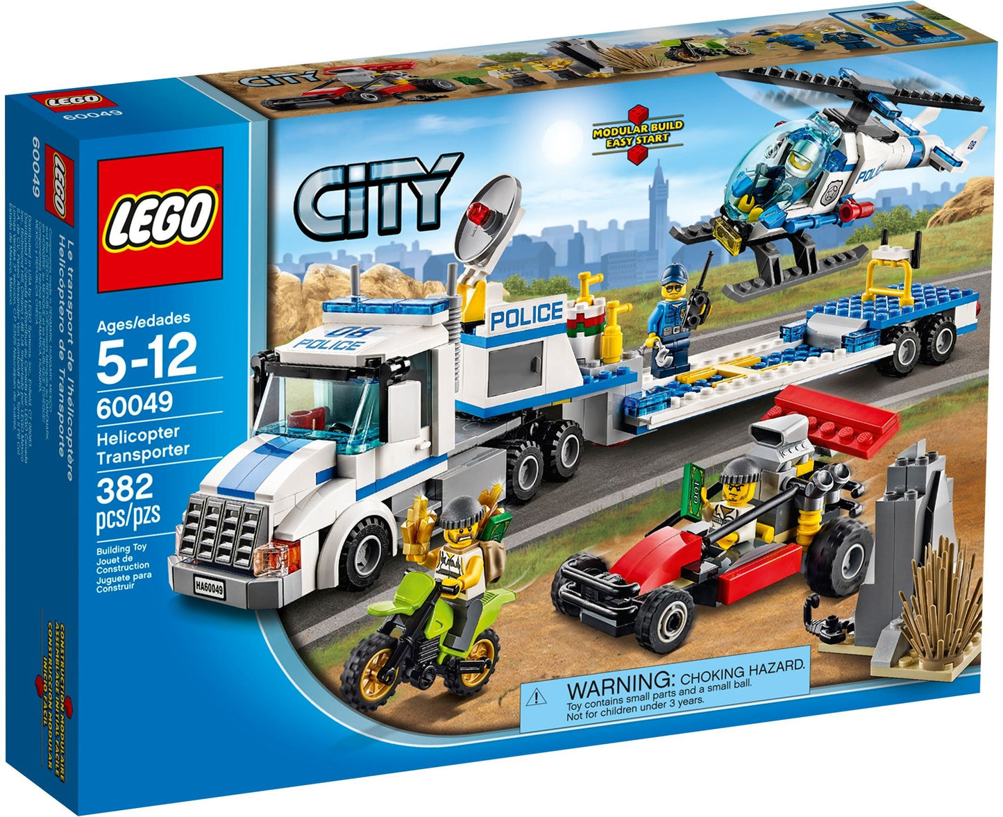 LEGO 60049 City Helicopter Transporter Set- Auzzi Store