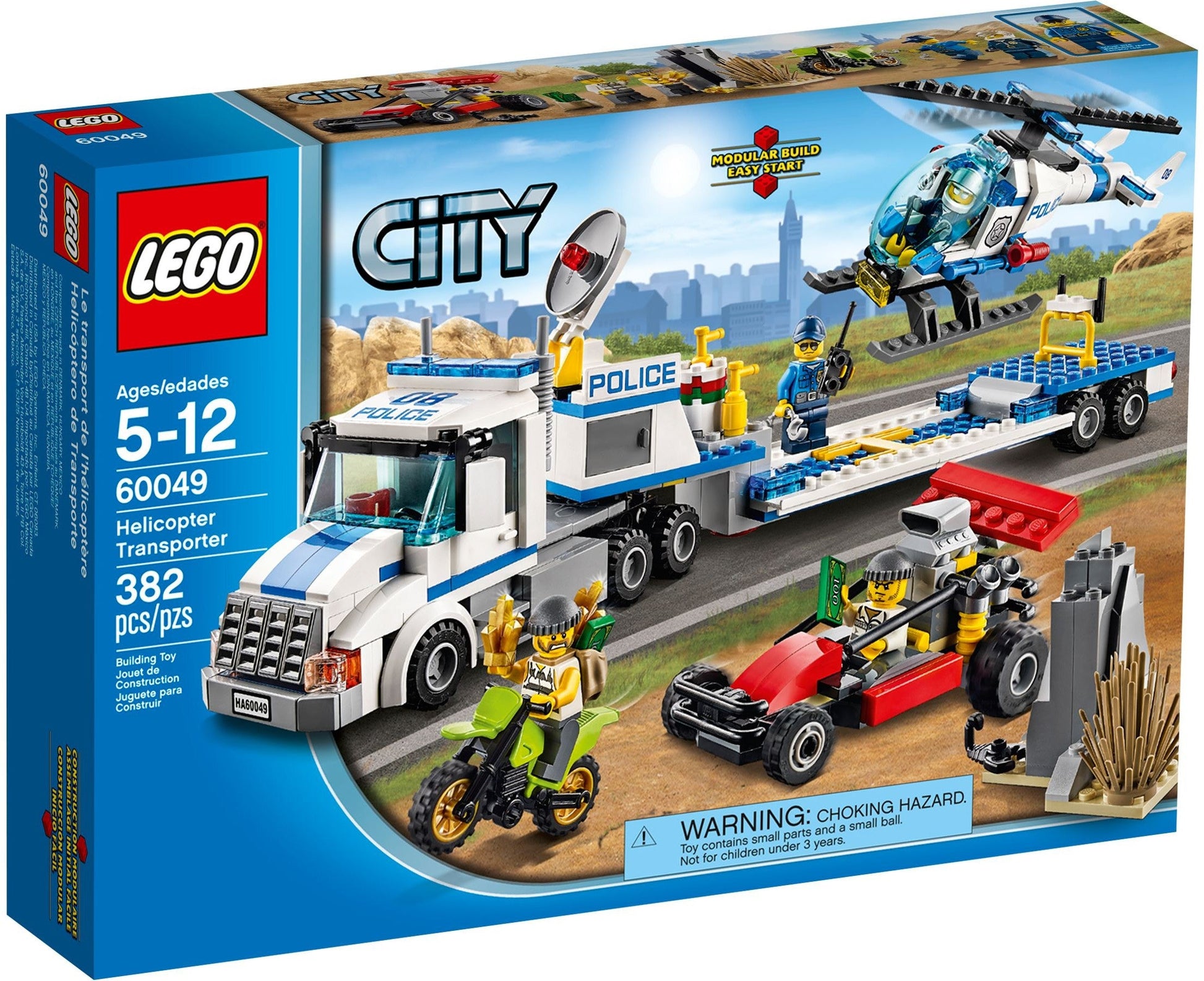 LEGO 60049 City Helicopter Transporter Set- Auzzi Store