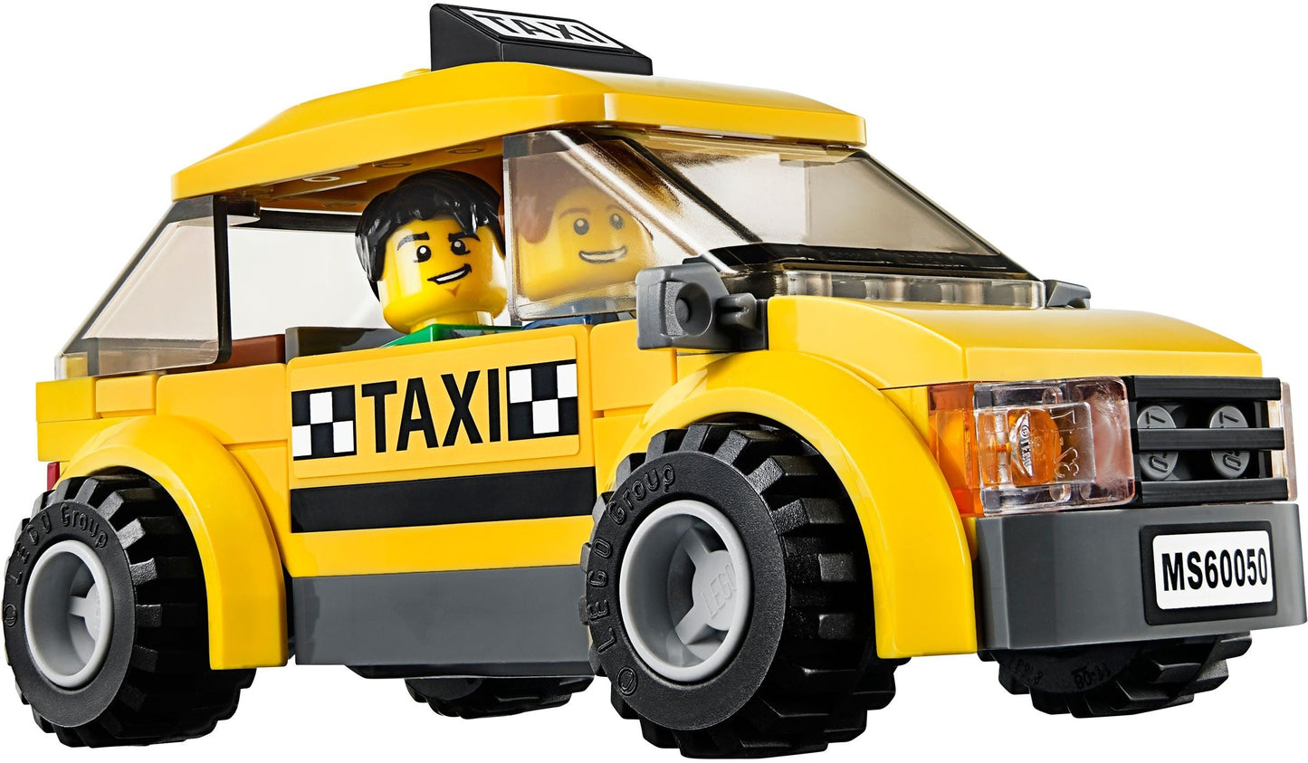 LEGO 60050 City Train Station with Taxi, Shop & Minifigures