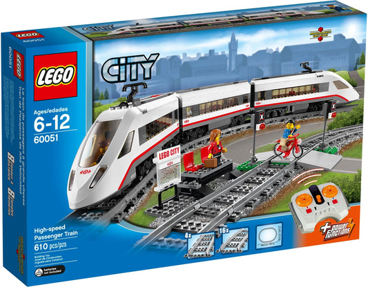 LEGO 60051 High-Speed Passenger Train Set with Remote Control