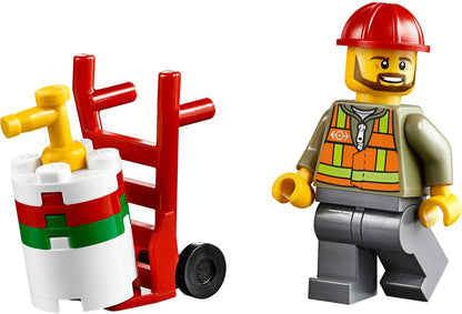 LEGO 60052 Cargo Train: Remote Control Train Set with Tracks & Minifigures