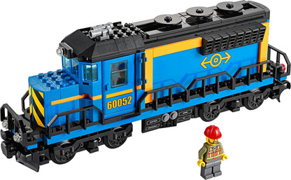 LEGO 60052 Cargo Train: Remote Control Train Set with Tracks & Minifigures