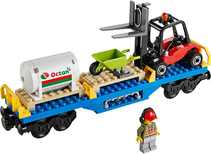 LEGO 60052 Cargo Train: Remote Control Train Set with Tracks & Minifigures
