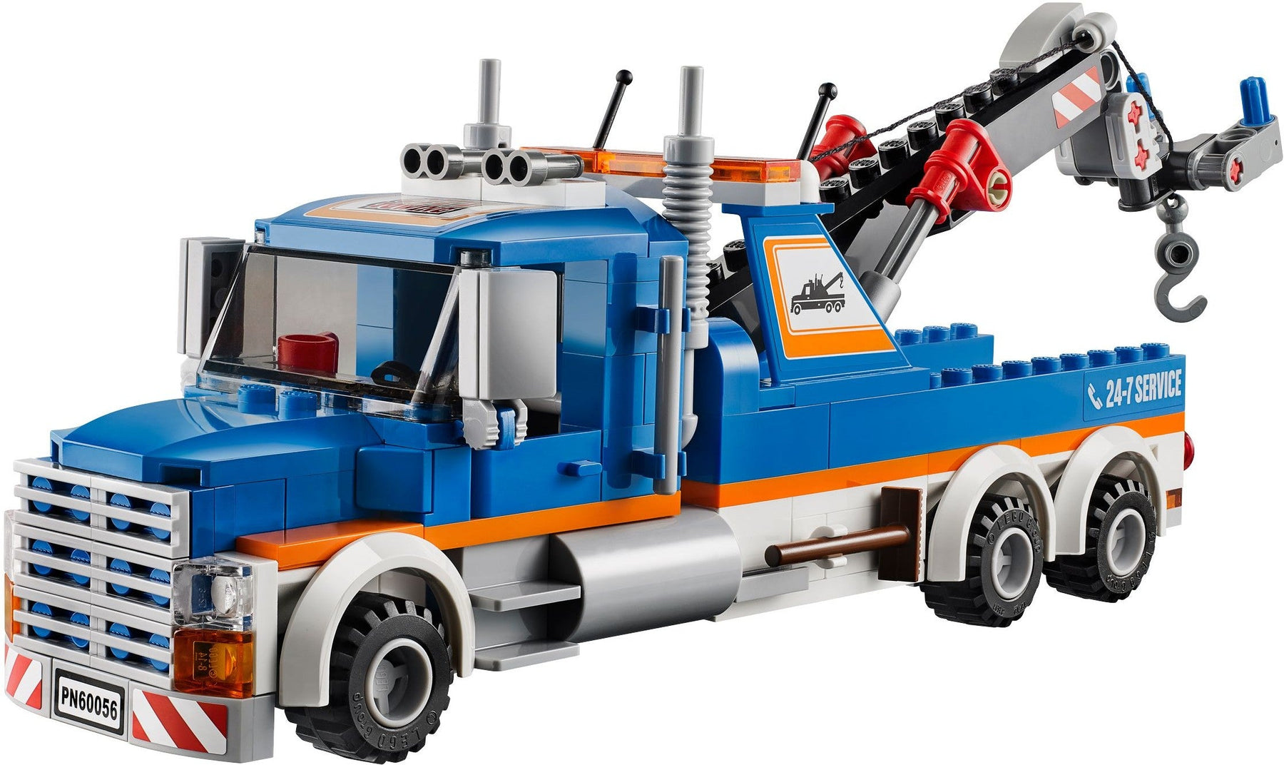 LEGO 60056 Tow Truck – Heavy-Duty Wrecker with Working Winch - SuperSaverAU - view 2