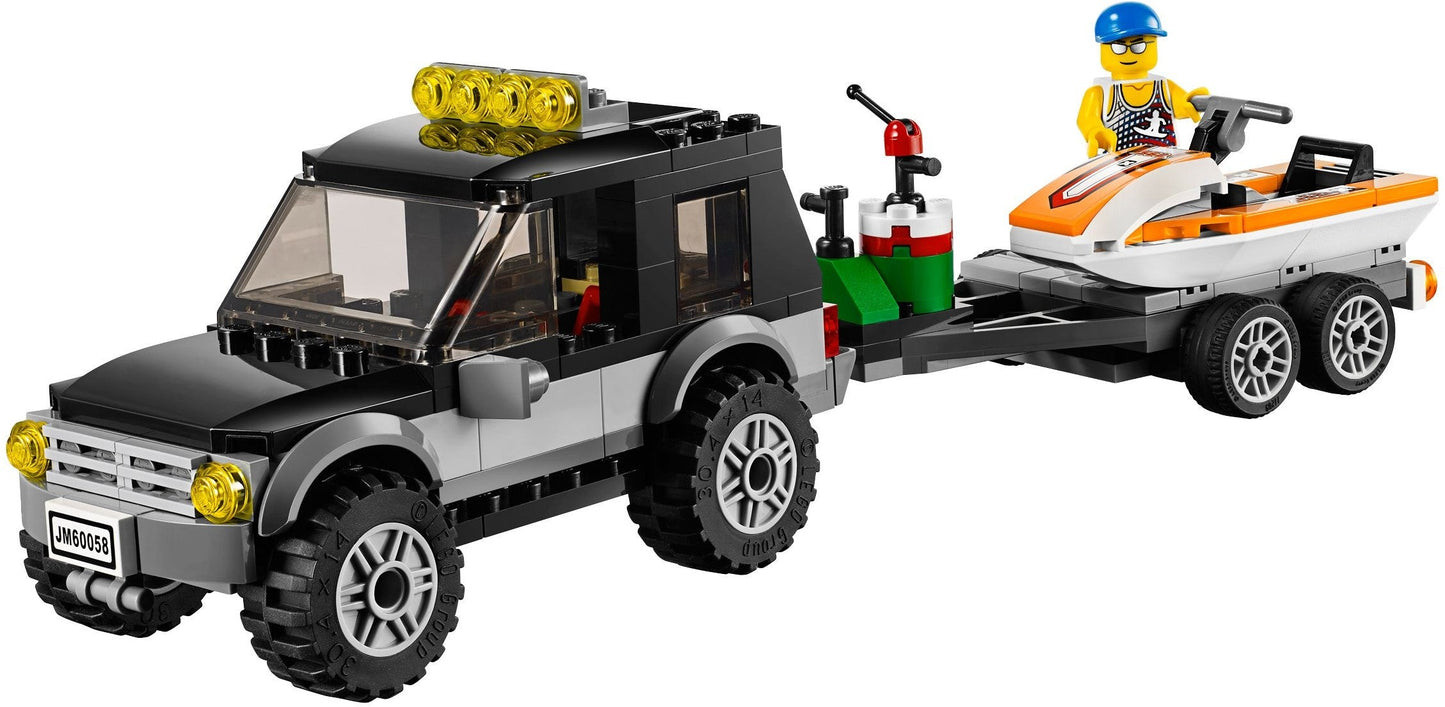 LEGO 60058 SUV with Trailer & 2 Watercraft | Great Vehicles