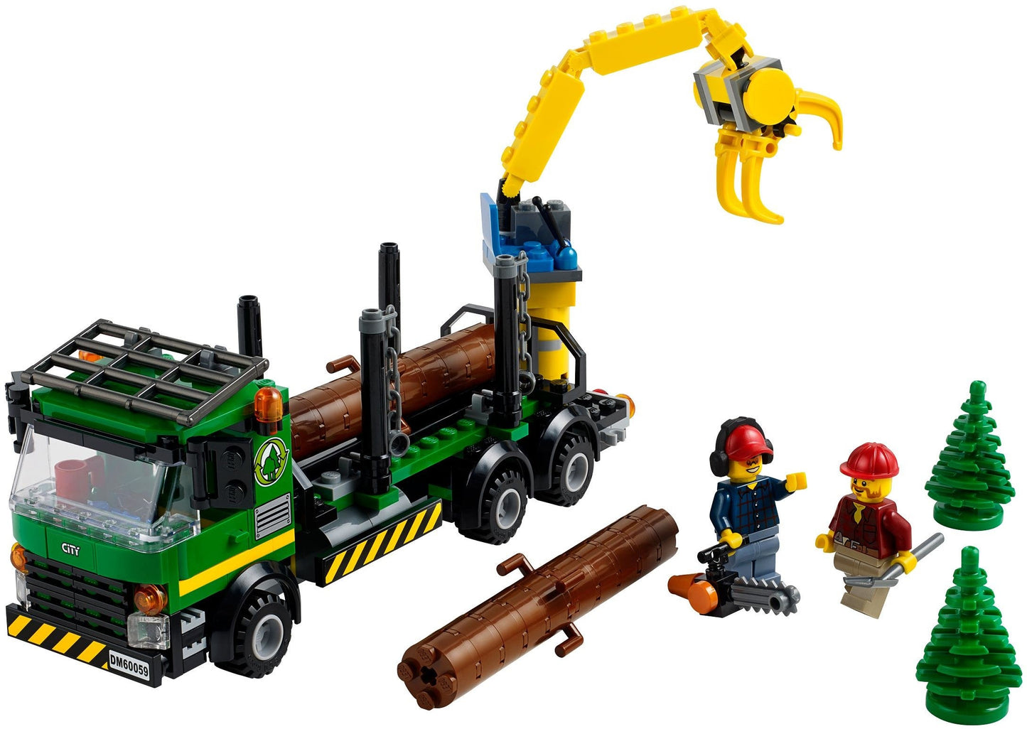 LEGO 60059 Logging Truck with Crane & Lumberjacks