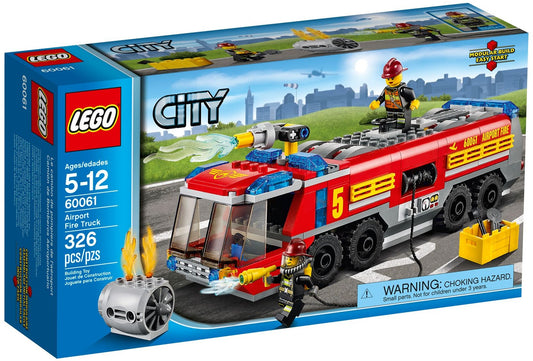 LEGO 60061 Airport Fire Truck with Water Cannon & Fire Hose