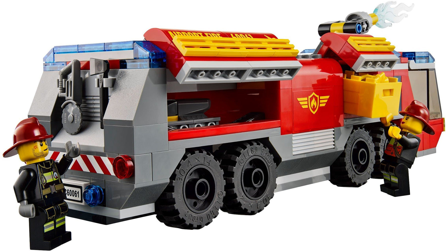 LEGO 60061 Airport Fire Truck with Water Cannon & Fire Hose - SuperSaverAU - view 4
